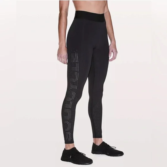 ‼️SOLD‼️ Lululemon Ride & Reflect Leggings lululemon X Soul Cycle Black - Picture 4 of 5